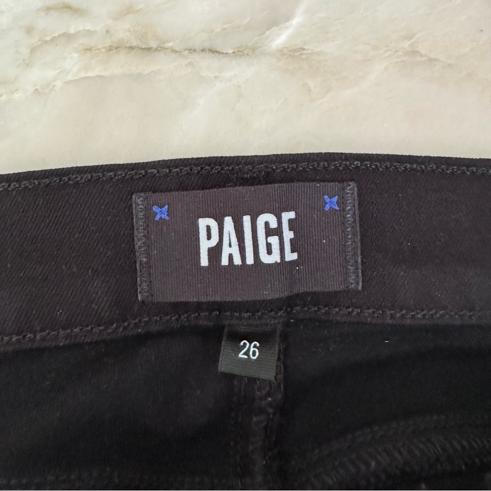 Paige maternity black jeans, size 26